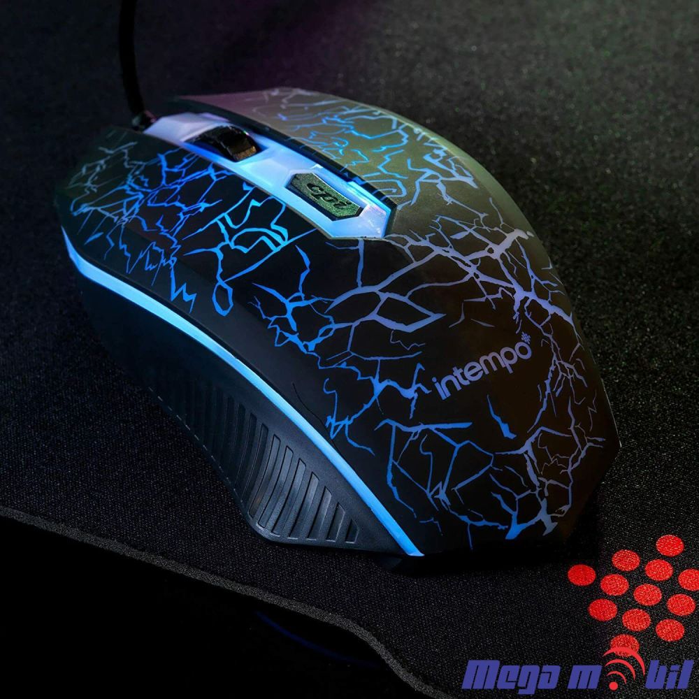 Gaming SET Intempo Quest 4vo1 - Slusalki+Tastatura+Gluvce+Podloga